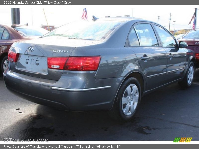 Willow Gray / Gray 2010 Hyundai Sonata GLS