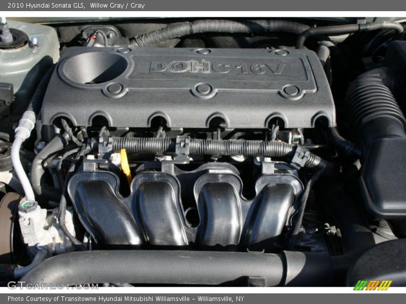 Willow Gray / Gray 2010 Hyundai Sonata GLS