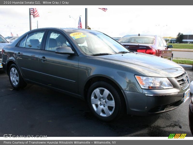 Willow Gray / Gray 2010 Hyundai Sonata GLS