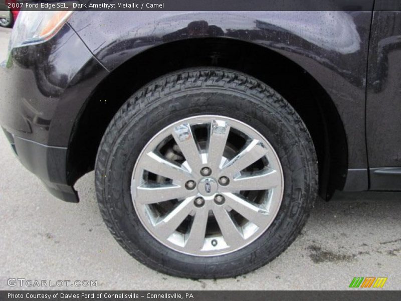 Dark Amethyst Metallic / Camel 2007 Ford Edge SEL