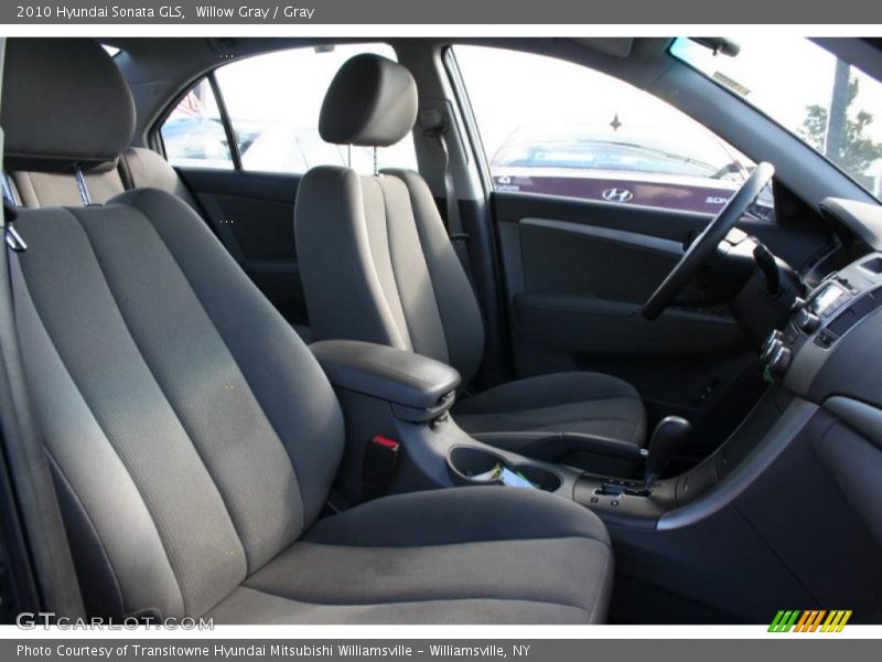 Willow Gray / Gray 2010 Hyundai Sonata GLS