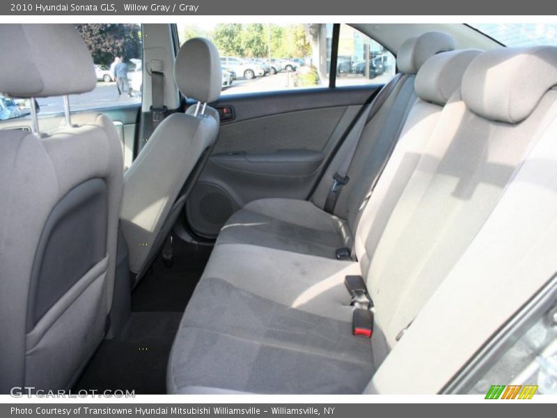 Willow Gray / Gray 2010 Hyundai Sonata GLS