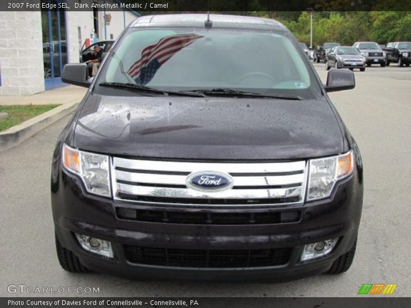 Dark Amethyst Metallic / Camel 2007 Ford Edge SEL