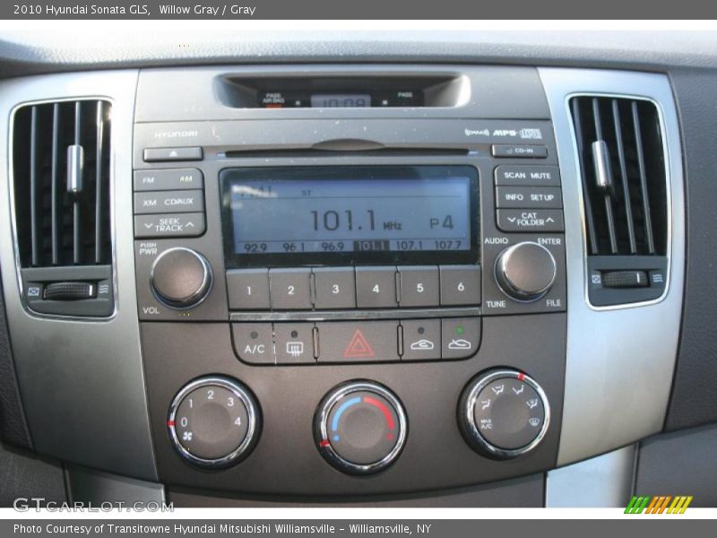 Willow Gray / Gray 2010 Hyundai Sonata GLS