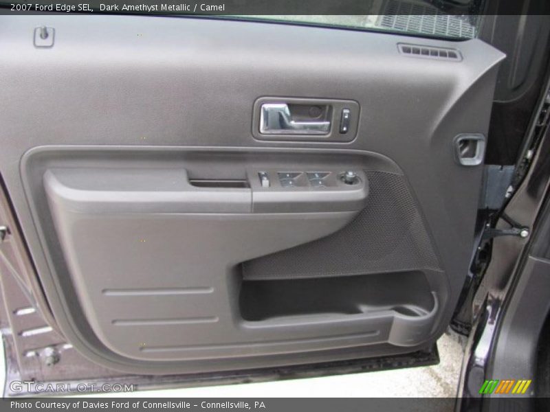 Dark Amethyst Metallic / Camel 2007 Ford Edge SEL