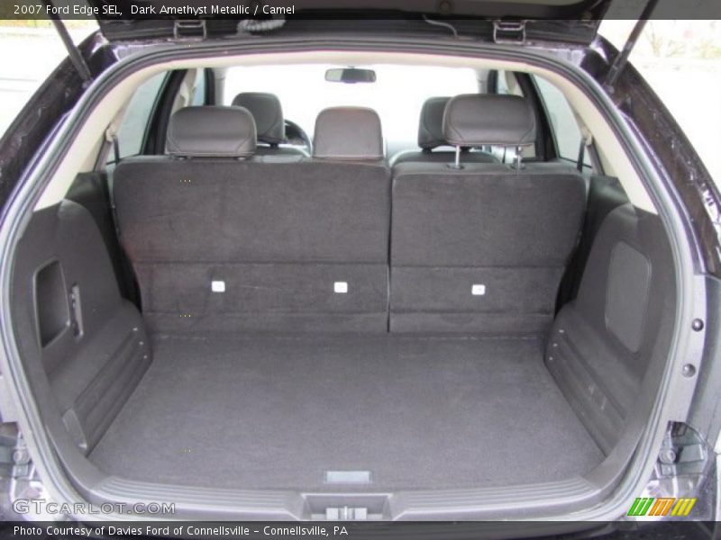 Dark Amethyst Metallic / Camel 2007 Ford Edge SEL