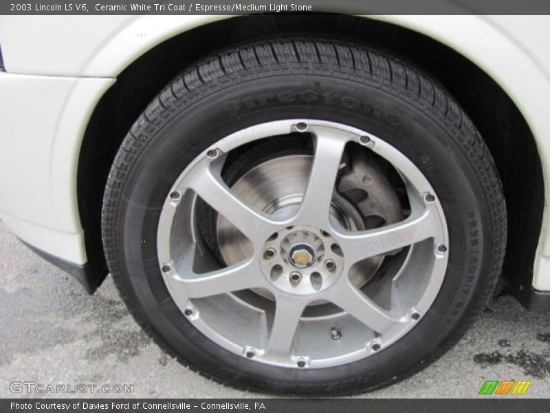 Ceramic White Tri Coat / Espresso/Medium Light Stone 2003 Lincoln LS V6
