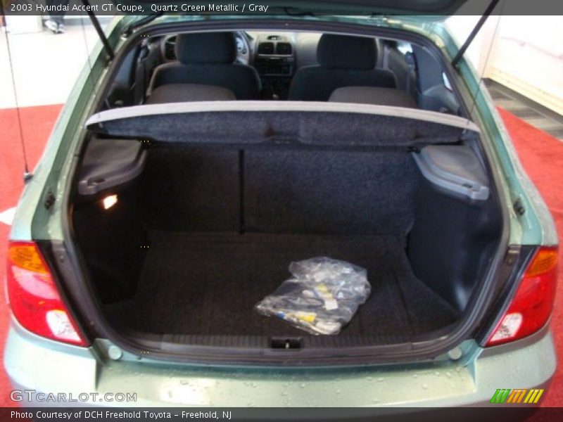 Quartz Green Metallic / Gray 2003 Hyundai Accent GT Coupe