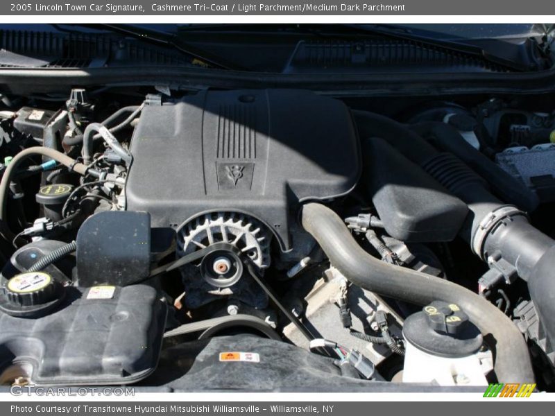 Cashmere Tri-Coat / Light Parchment/Medium Dark Parchment 2005 Lincoln Town Car Signature