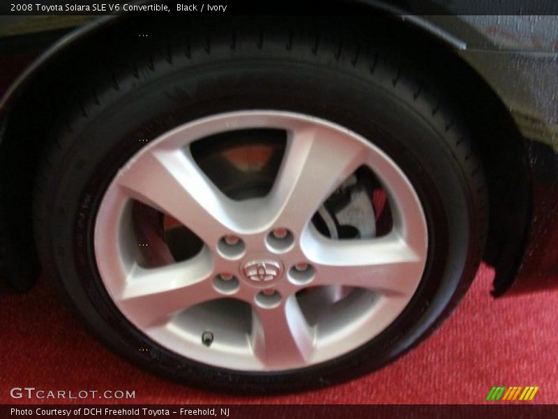 Black / Ivory 2008 Toyota Solara SLE V6 Convertible