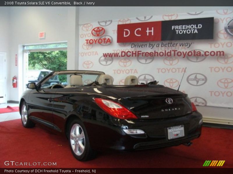 Black / Ivory 2008 Toyota Solara SLE V6 Convertible