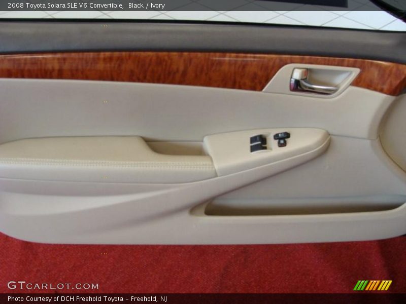Black / Ivory 2008 Toyota Solara SLE V6 Convertible