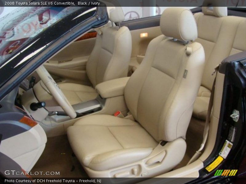 Black / Ivory 2008 Toyota Solara SLE V6 Convertible