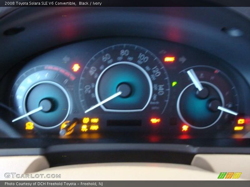 Black / Ivory 2008 Toyota Solara SLE V6 Convertible