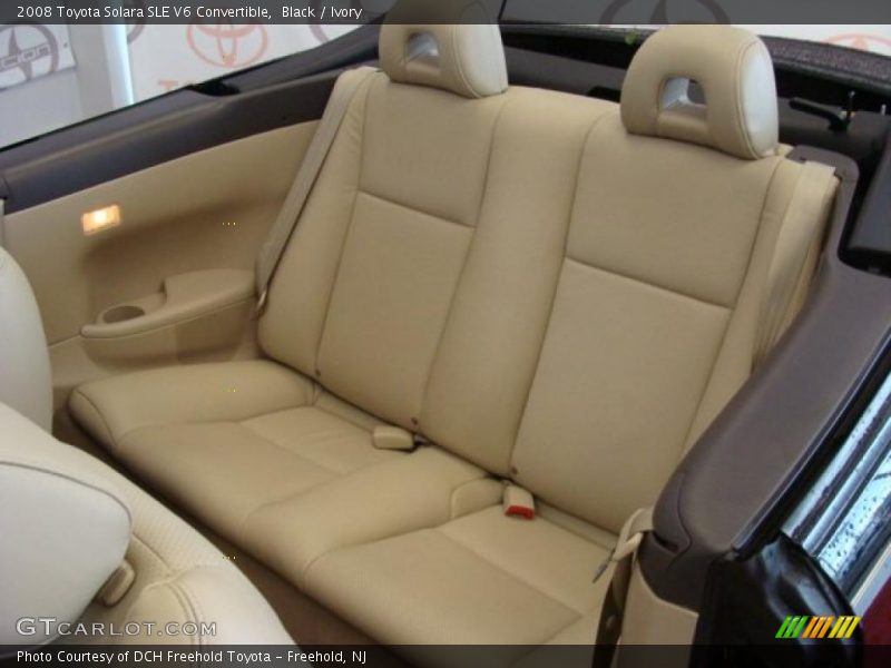 Black / Ivory 2008 Toyota Solara SLE V6 Convertible