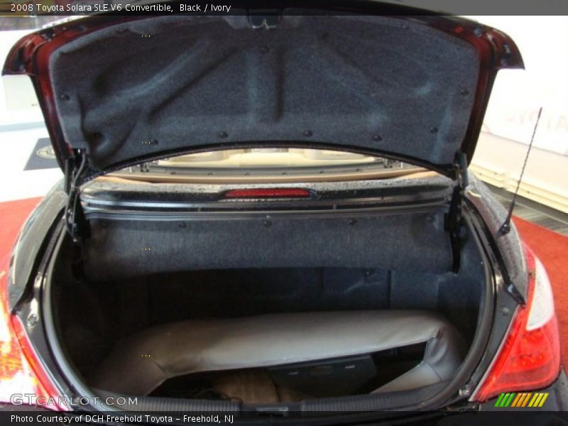 Black / Ivory 2008 Toyota Solara SLE V6 Convertible