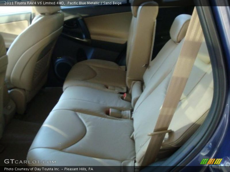 Pacific Blue Metallic / Sand Beige 2011 Toyota RAV4 V6 Limited 4WD