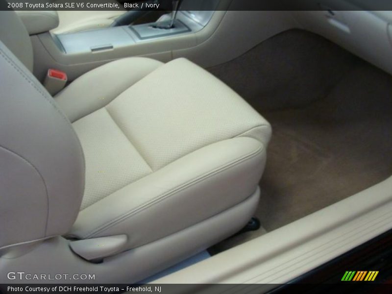 Black / Ivory 2008 Toyota Solara SLE V6 Convertible