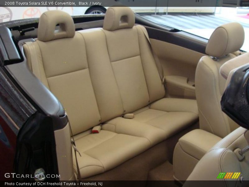 Black / Ivory 2008 Toyota Solara SLE V6 Convertible