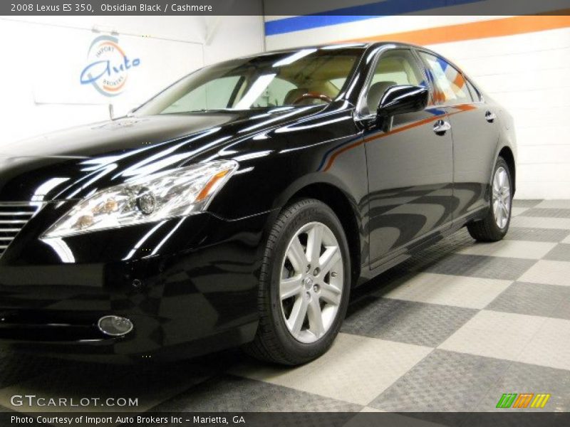 Obsidian Black / Cashmere 2008 Lexus ES 350