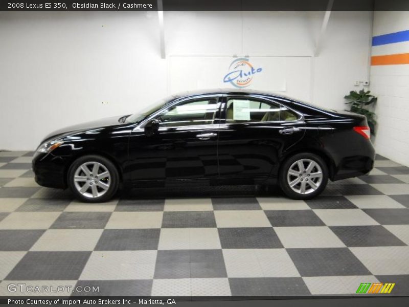 Obsidian Black / Cashmere 2008 Lexus ES 350