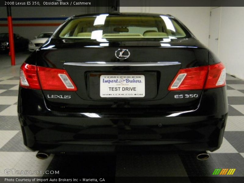 Obsidian Black / Cashmere 2008 Lexus ES 350