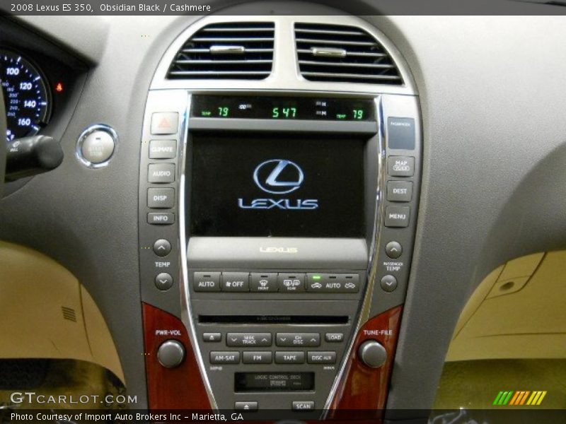 Obsidian Black / Cashmere 2008 Lexus ES 350