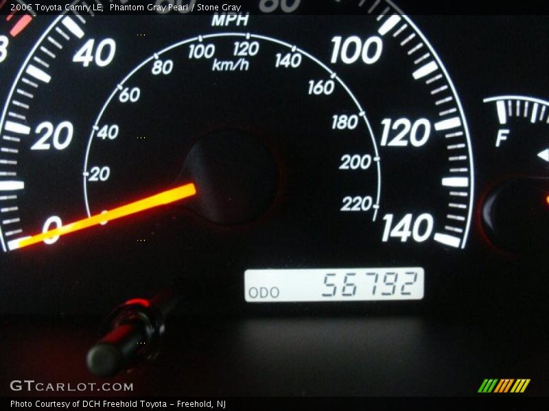 Phantom Gray Pearl / Stone Gray 2006 Toyota Camry LE