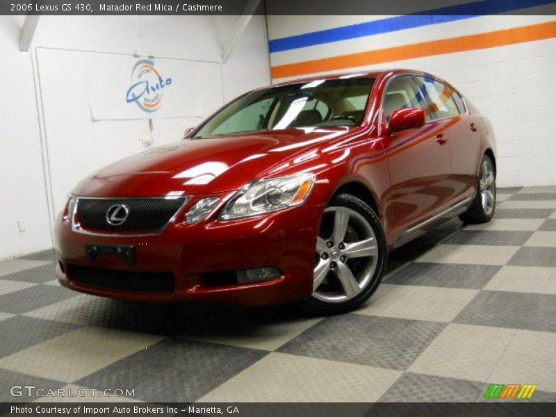 Matador Red Mica / Cashmere 2006 Lexus GS 430