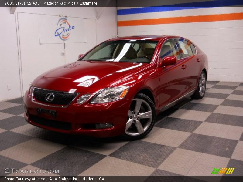 Matador Red Mica / Cashmere 2006 Lexus GS 430