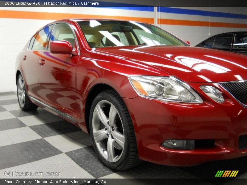 Matador Red Mica / Cashmere 2006 Lexus GS 430