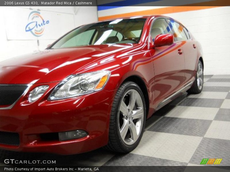 Matador Red Mica / Cashmere 2006 Lexus GS 430