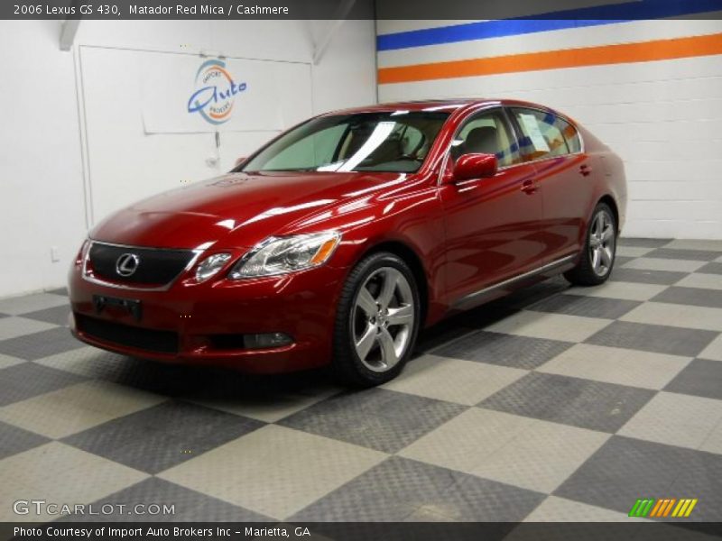 Matador Red Mica / Cashmere 2006 Lexus GS 430