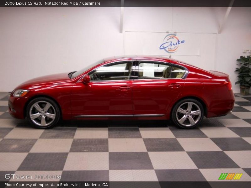 Matador Red Mica / Cashmere 2006 Lexus GS 430