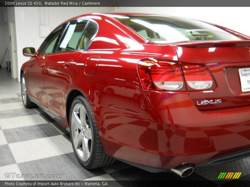 Matador Red Mica / Cashmere 2006 Lexus GS 430