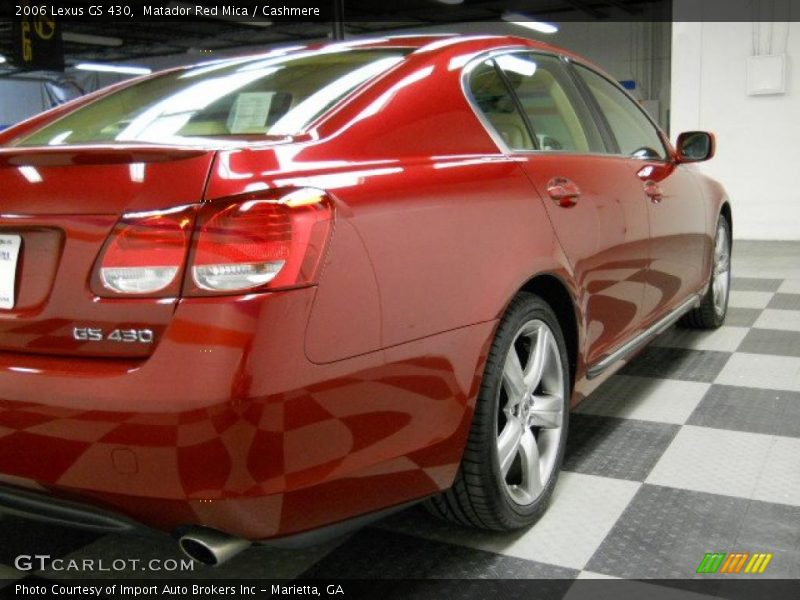 Matador Red Mica / Cashmere 2006 Lexus GS 430