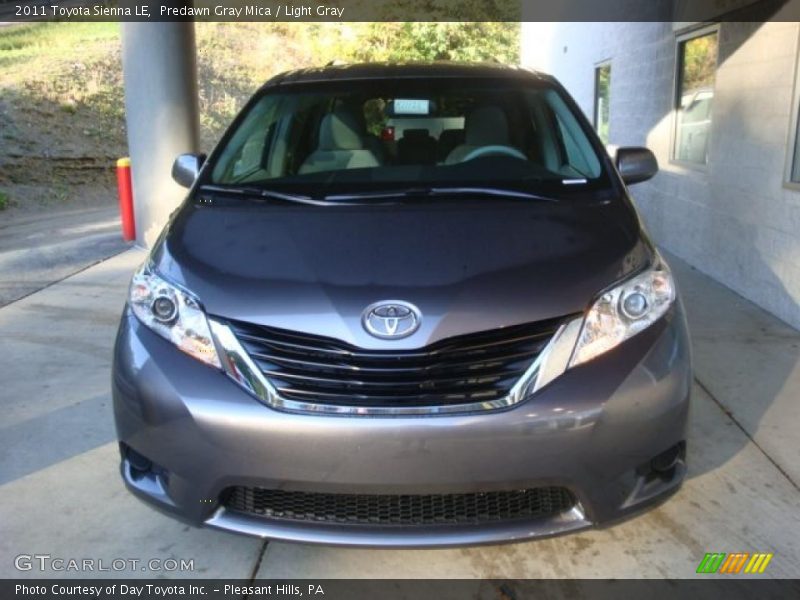 Predawn Gray Mica / Light Gray 2011 Toyota Sienna LE