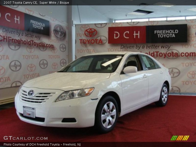 Super White / Bisque 2007 Toyota Camry CE