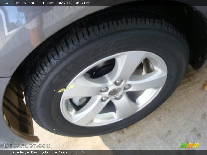 Predawn Gray Mica / Light Gray 2011 Toyota Sienna LE