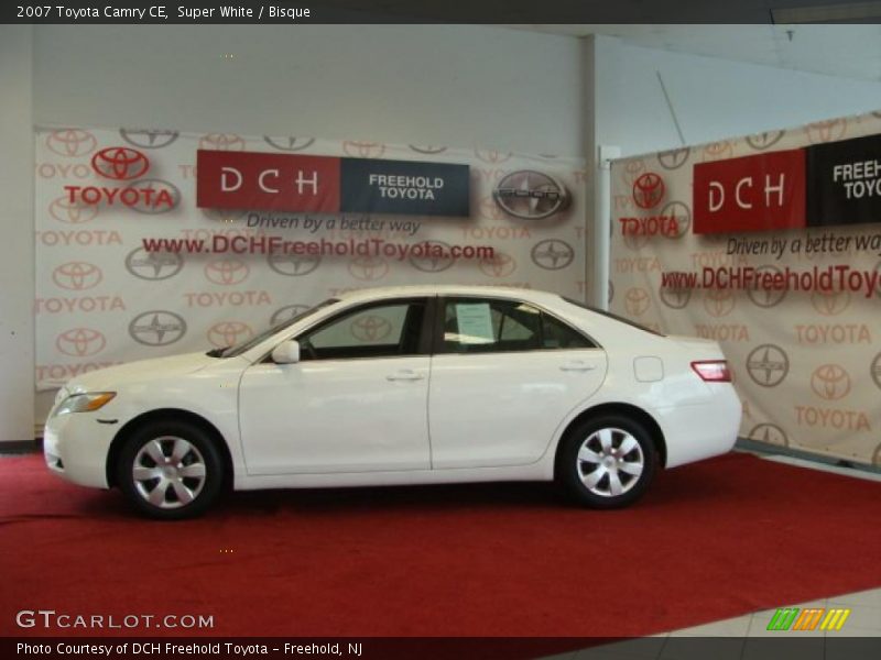 Super White / Bisque 2007 Toyota Camry CE