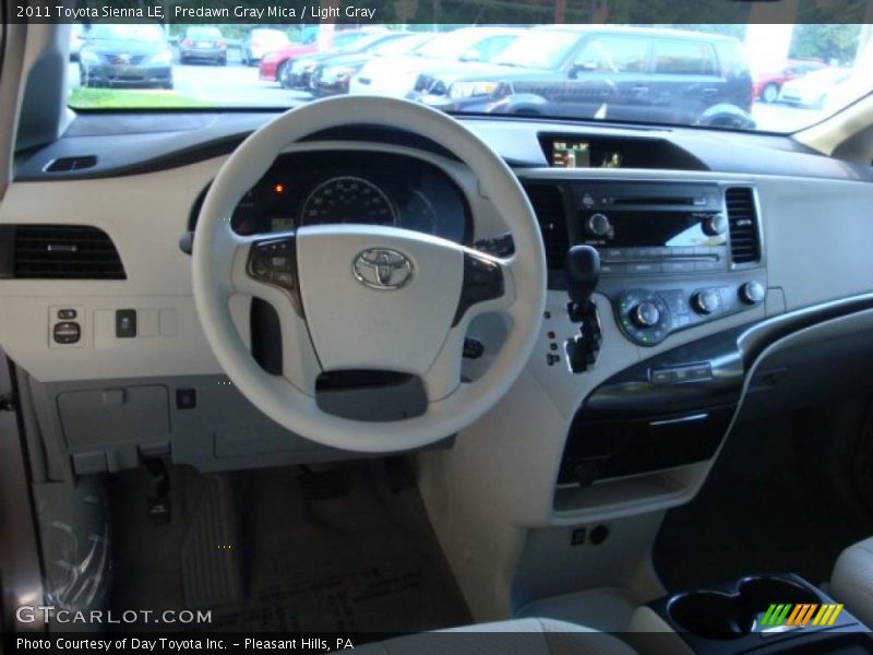 Predawn Gray Mica / Light Gray 2011 Toyota Sienna LE