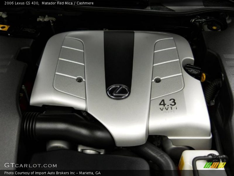  2006 GS 430 Engine - 4.3 Liter DOHC 32-Valve VVT-i V8