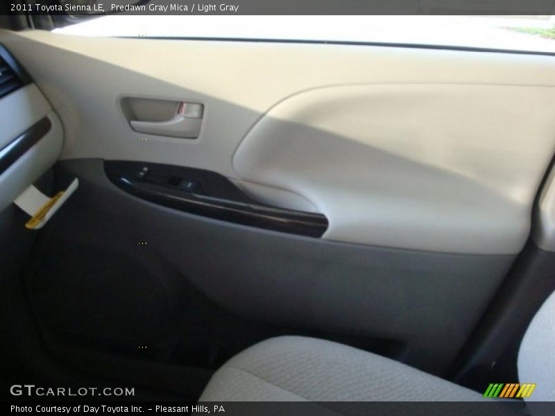 Predawn Gray Mica / Light Gray 2011 Toyota Sienna LE