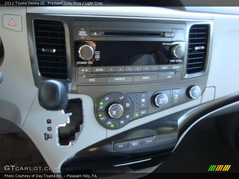 Predawn Gray Mica / Light Gray 2011 Toyota Sienna LE
