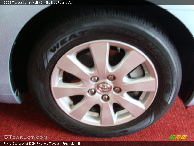 Sky Blue Pearl / Ash 2008 Toyota Camry XLE V6