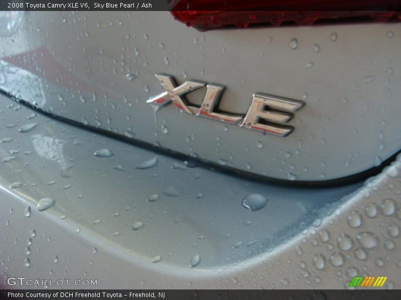 Sky Blue Pearl / Ash 2008 Toyota Camry XLE V6