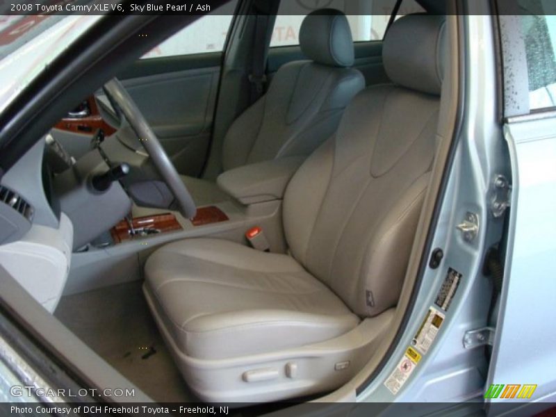 Sky Blue Pearl / Ash 2008 Toyota Camry XLE V6