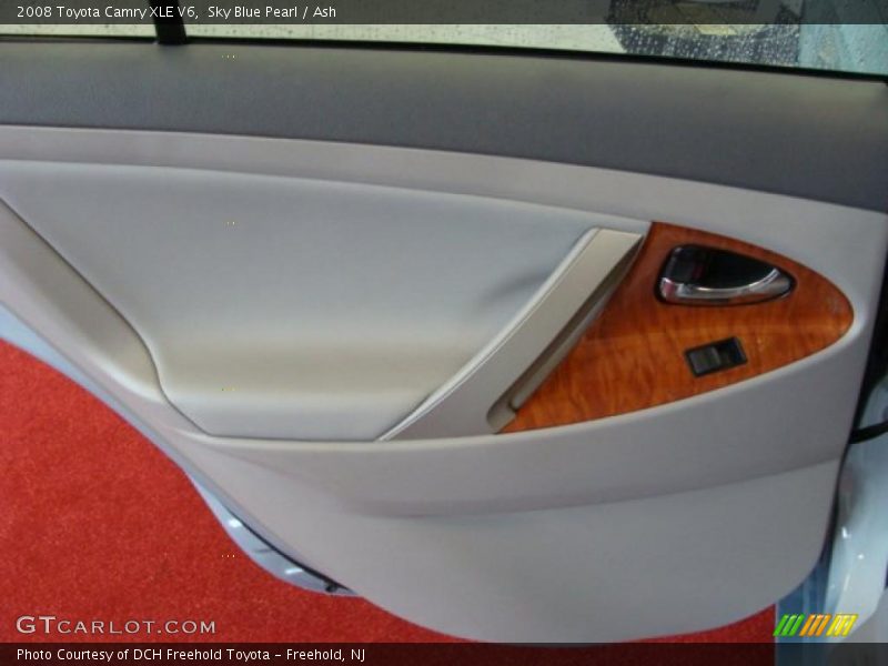 Sky Blue Pearl / Ash 2008 Toyota Camry XLE V6