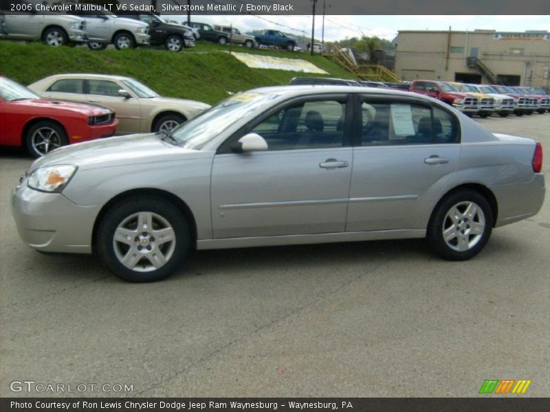 Silverstone Metallic / Ebony Black 2006 Chevrolet Malibu LT V6 Sedan