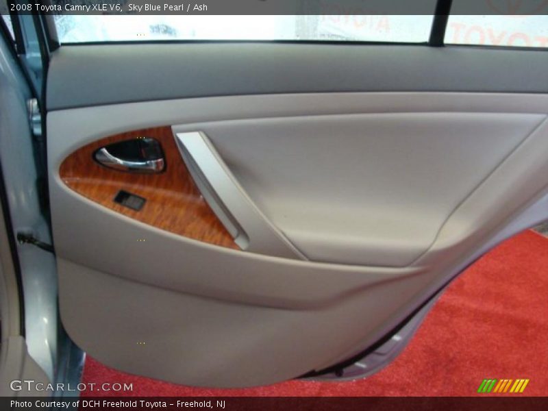 Sky Blue Pearl / Ash 2008 Toyota Camry XLE V6